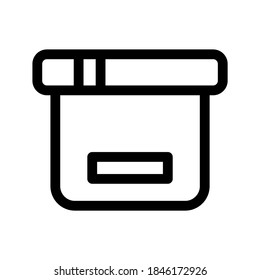 Box icon or logo isolated sign symbol vector illustration - high quality black style vector icons
