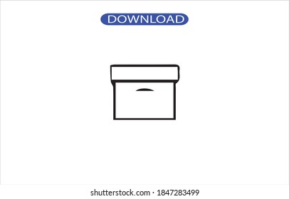box icon or logo isolated sign symbol vector illustration - high quality black style vector icons.