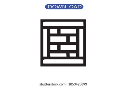 box icon or logo isolated sign symbol vector illustration - high quality black style vector icons.
