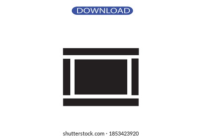 icono de caja o logotipo símbolo de signo aislado ilustración vectorial - iconos vectoriales de estilo negro de alta calidad.