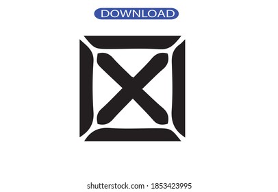 icono de caja o logotipo símbolo de signo aislado ilustración vectorial - iconos vectoriales de estilo negro de alta calidad.