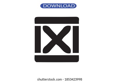 box icon or logo isolated sign symbol vector illustration - high quality black style vector icons.