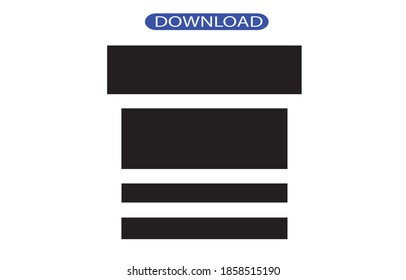 icono de caja o logotipo símbolo de signo aislado ilustración vectorial - iconos vectoriales de estilo negro de alta calidad.