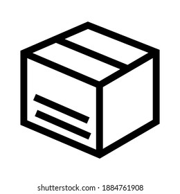 box icon or logo isolated sign symbol vector illustration - high quality black style vector icons
