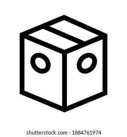 box icon or logo isolated sign symbol vector illustration - high quality black style vector icons
