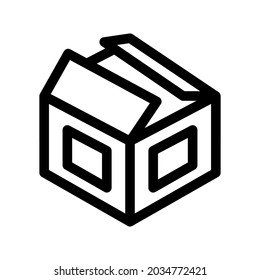 box icon or logo isolated sign symbol vector illustration - high quality black style vector icons
