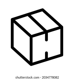 icono de caja o logotipo símbolo de signo aislado ilustración vectorial de alta calidad estilo negro iconos vectoriales
