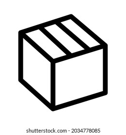icono de caja o logotipo símbolo de signo aislado ilustración vectorial de alta calidad estilo negro iconos vectoriales
