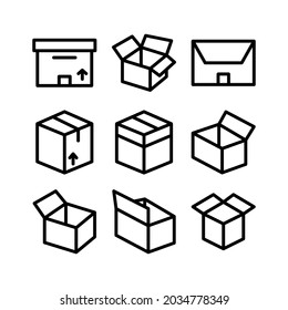 box icon or logo isolated sign symbol vector illustration - Collection of high quality black style vector icons
