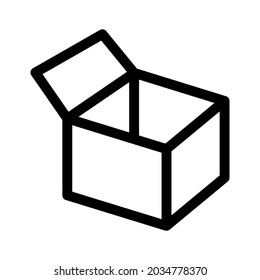 box icon or logo isolated sign symbol vector illustration - high quality black style vector icons
