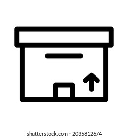 box icon or logo isolated sign symbol vector illustration - high quality black style vector icons

