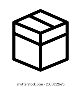 box icon or logo isolated sign symbol vector illustration - high quality black style vector icons
