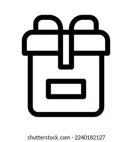 Kastensymbol oder Logo einzeln auf Zeichen, Vektorgrafik - hochwertige Vektorsymbole in schwarzem Stil
