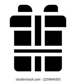 icono de caja o logotipo símbolo de signo aislado ilustración vectorial de alta calidad estilo negro iconos vectoriales