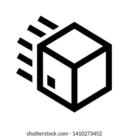 Box icon or logo in modern style. High quality for web site design and mobile apps. Vector illustration on a white background. - Vector
