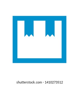 Box icon or logo in modern style. High quality for web site design and mobile apps. Vector illustration on a white background. - Vector
