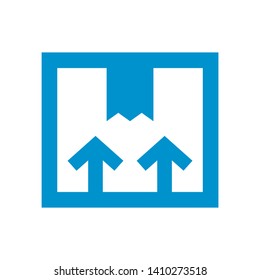Box icon or logo in modern style. High quality for web site design and mobile apps. Vector illustration on a white background. - Vector
