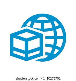 Box icon or logo in modern style. High quality for web site design and mobile apps. Vector illustration on a white background. - Vector
