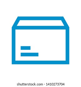 Box icon or logo in modern style. High quality for web site design and mobile apps. Vector illustration on a white background. - Vector
