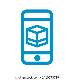 Box icon or logo in modern style. High quality for web site design and mobile apps. Vector illustration on a white background. - Vector

