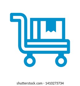 Box icon or logo in modern style. High quality for web site design and mobile apps. Vector illustration on a white background. - Vector
