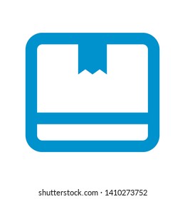 Box icon or logo in modern style. High quality for web site design and mobile apps. Vector illustration on a white background. - Vector
