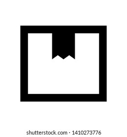 Box icon or logo in modern style. High quality for web site design and mobile apps. Vector illustration on a white background. - Vector
