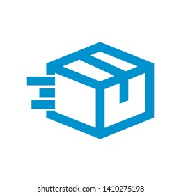 Box icon or logo in modern style. High quality for web site design and mobile apps. Vector illustration on a white background. - Vector

