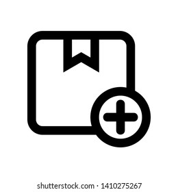 Box icon or logo in modern style. High quality for web site design and mobile apps. Vector illustration on a white background. - Vector
