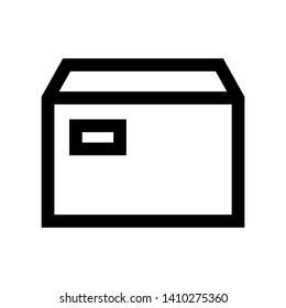Box icon or logo in modern style. High quality for web site design and mobile apps. Vector illustration on a white background. - Vector
