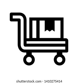 Box icon or logo in modern style. High quality for web site design and mobile apps. Vector illustration on a white background. - Vector

