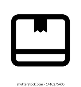 Box icon or logo in modern style. High quality for web site design and mobile apps. Vector illustration on a white background. - Vector
