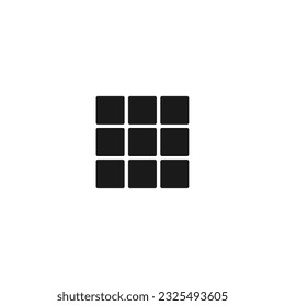 Box Icon. Menu Icon Vector.