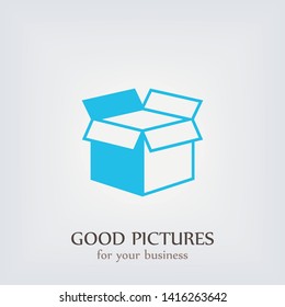 Box icon  in modern linear style. High quality black outline image for your web - site design and mobile apps. Boxing vector illustration on a white background.