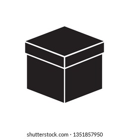 box icon  in modern  style. High quality black  image for your web - site design and mobile apps. Boxing vector illustration on a white background.