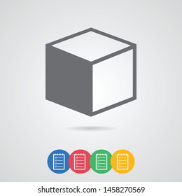 A box icon in modern style. High quality black outline image for your web site design and mobile apps. Boxing vector illustration on a white background.