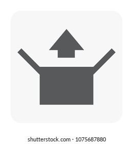 Box icon on white.
