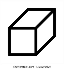 box icon on white background