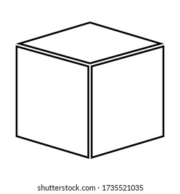 box icon on white background. eps 10