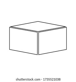 box icon on white background. eps 10