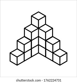 icono de cuadro en fondo blanco