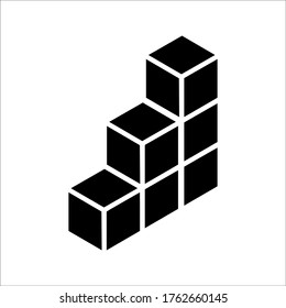 Box-Symbol auf weißem Hintergrund