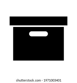box icon on white background color editable