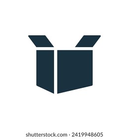 Box icon on white background.