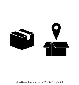 box icon on white background