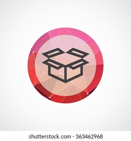 box icon, on white background