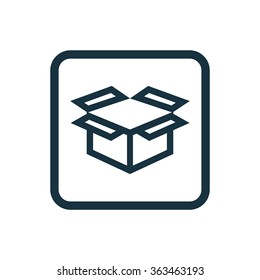 box icon, on white background