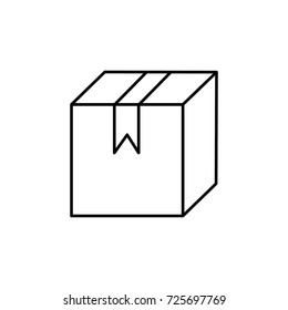 box icon on white background