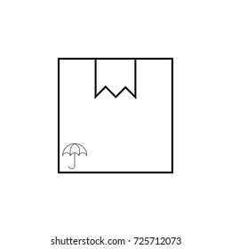 box icon on white background
