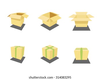 box icon package vector illustration
